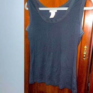 black thick strap tank